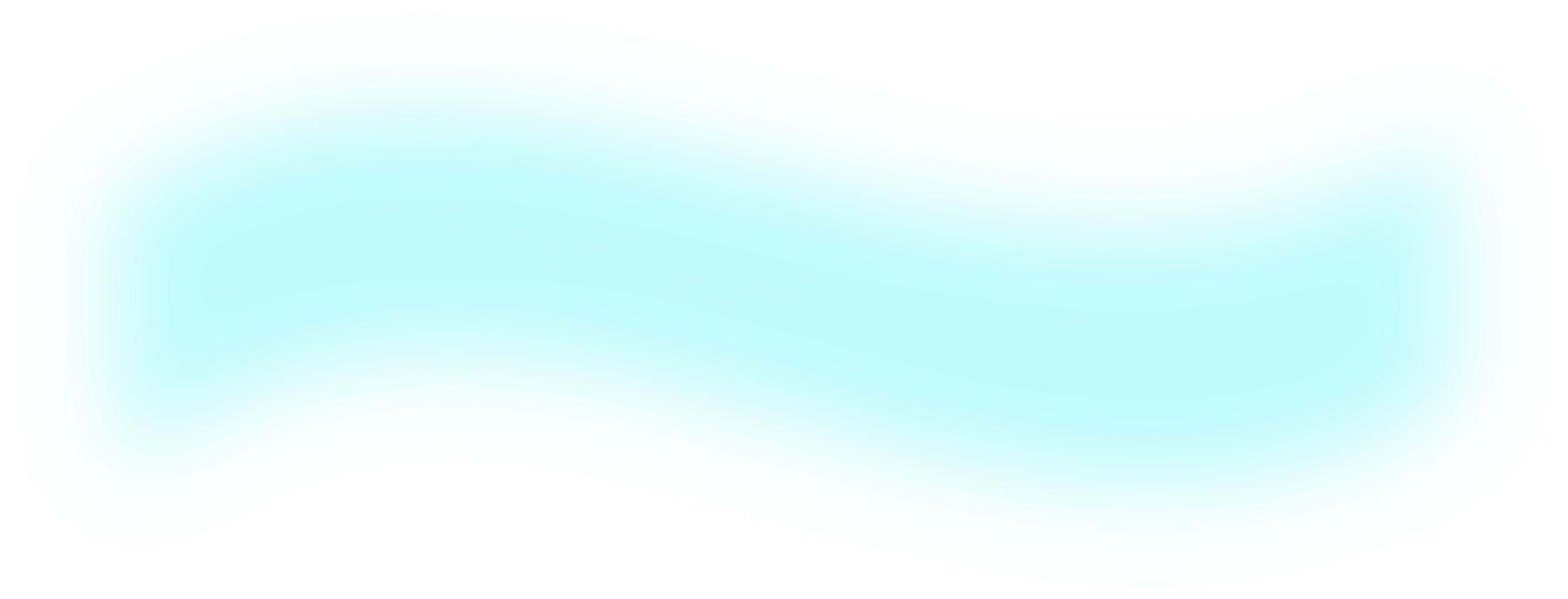 Blue Cerulean Vibrant Wave Transparent Gradient Blur Bokeh Overlay