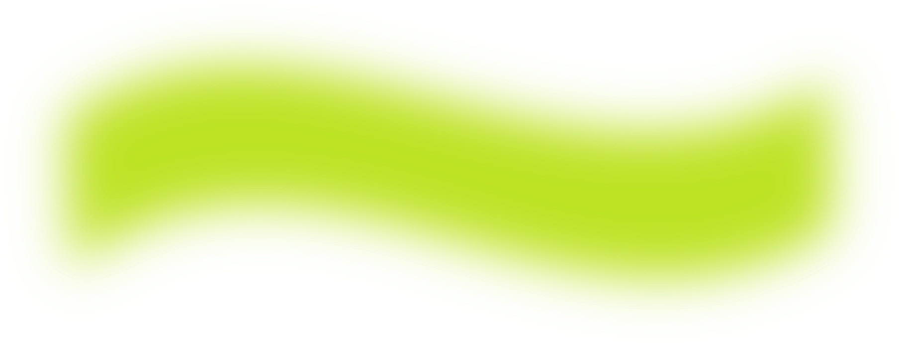 Green Lime Vibrant Wave Transparent Gradient Blur Bokeh Overlay